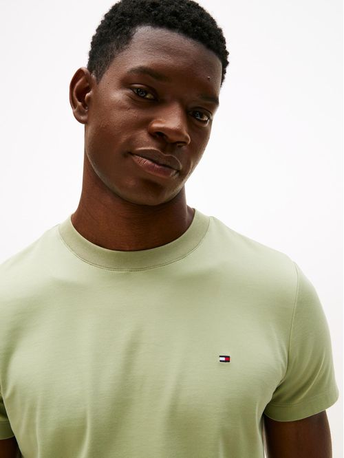 Remera de tejido interlock con corte slim