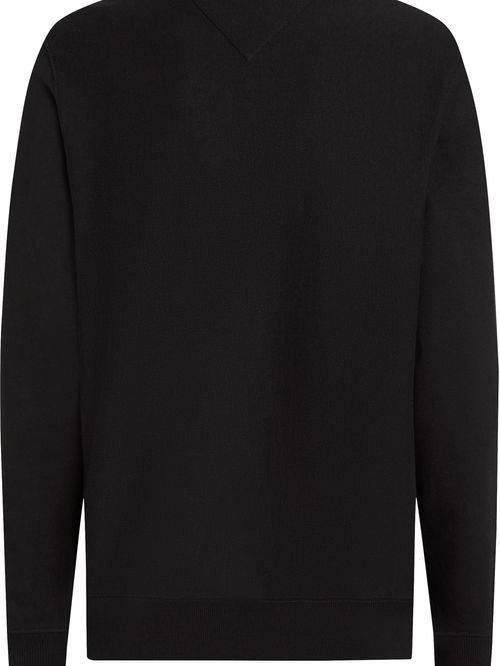 Buzo con logo arqueado y cuello redondo