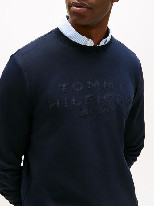 Buzo de cuello redondo con logo gráfico