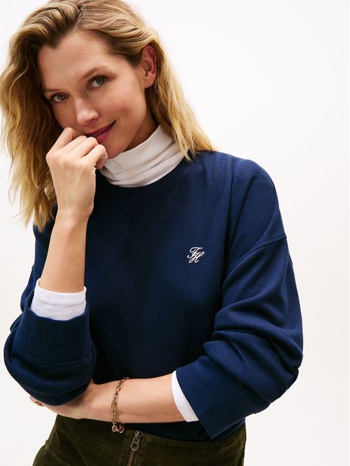 Buzo de pique con logo script