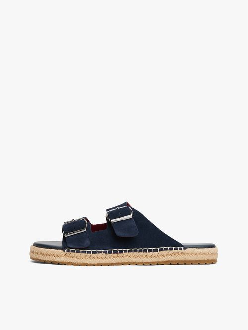 Sandalias de ante con hebilla