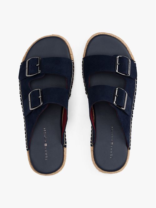 Sandalias de ante con hebilla