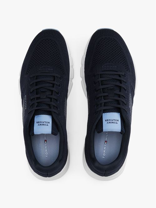 Zapatillas de running de punto con logo