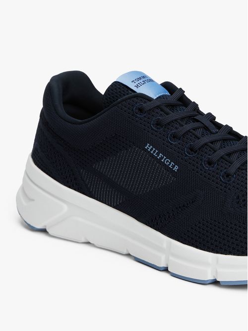 Zapatillas de running de punto con logo