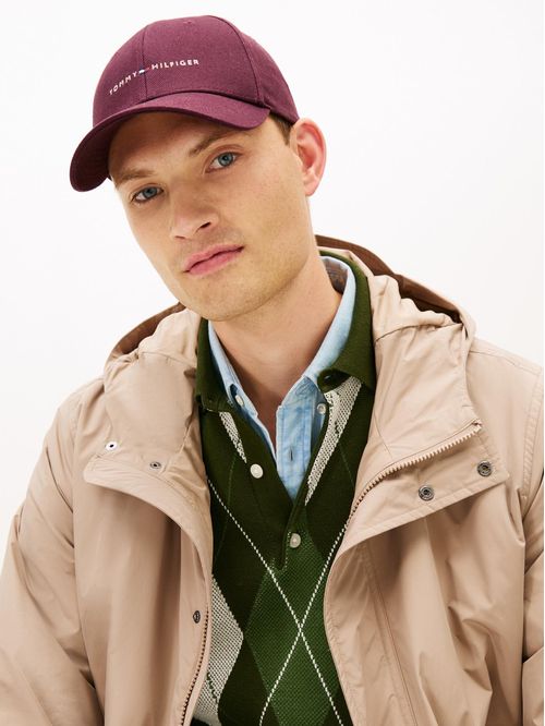 Gorra de sarga con logo bordado